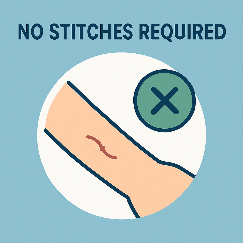 No Stitches Required